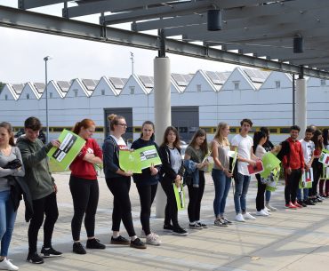 Der Flashmob – das Herzstück der Projekttage. Der Flashmob – das Herzstück der Projekttage.